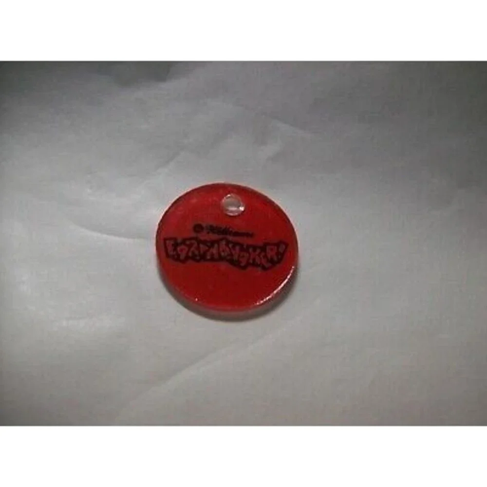 Earthshaker Red Plastic Promo Key Chain Original Vintage Williams Game 1989